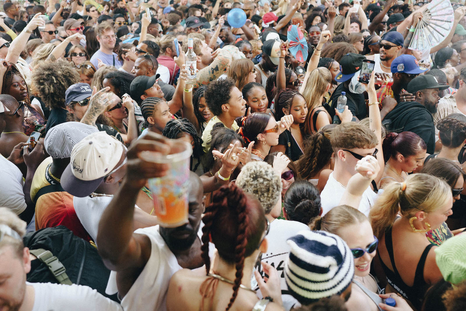 A crowd of people at Notting Hill Carnival 2022