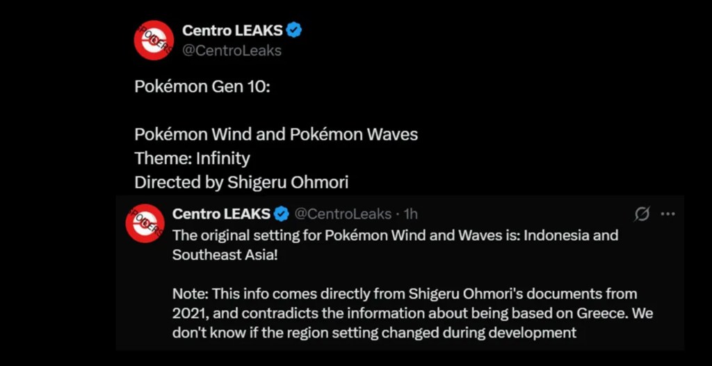 Pokémon Gen 10 Leaks
